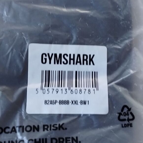 Gymshark Training Crop Tank Size XXL Black NWT in Packaging - Picture 6 of 6